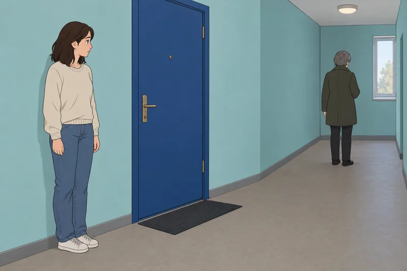escala de necesidades muestra una puerta cerrada.