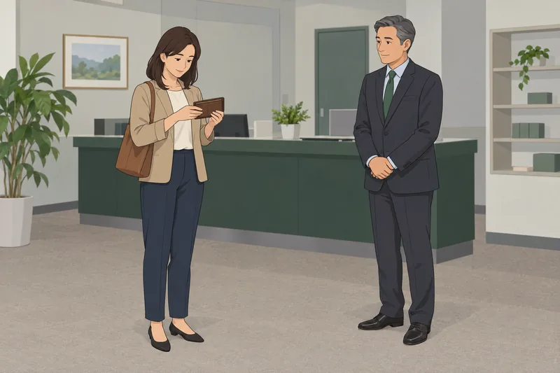 Personal Financial Autonomy at a bank counter.