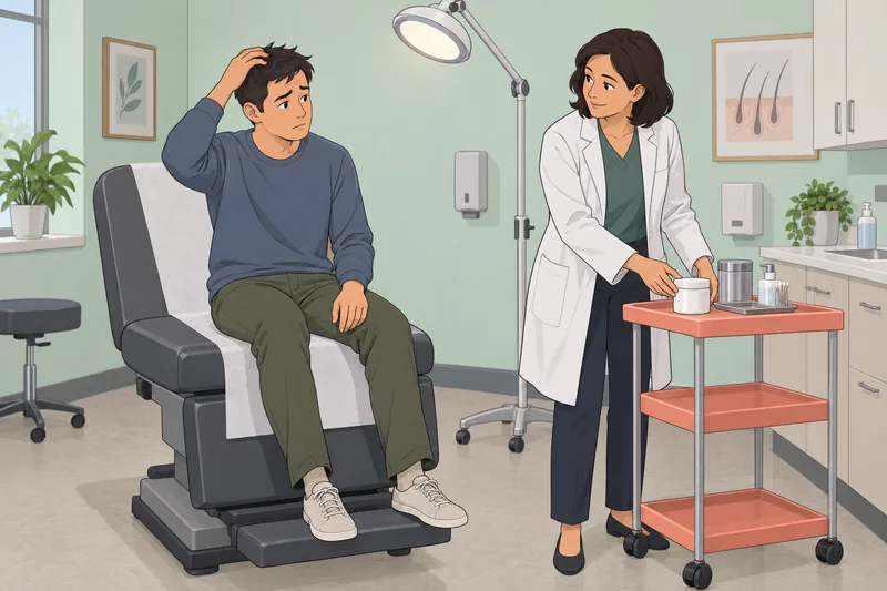 Scalp Picking Disorder appears in a clinic.