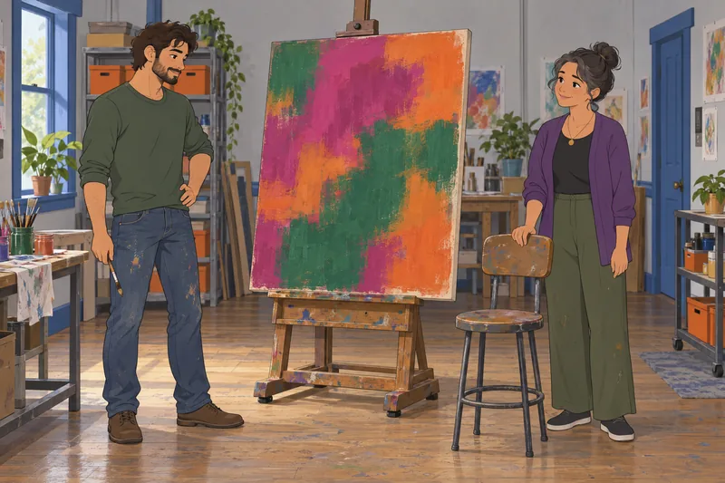 Quiz sobre la muestra un taller creativo.