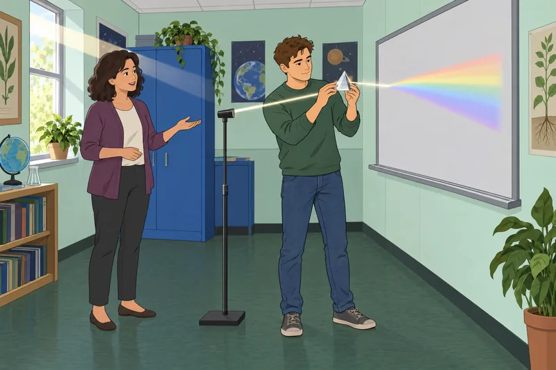 Science and Nature shows prism exploration.