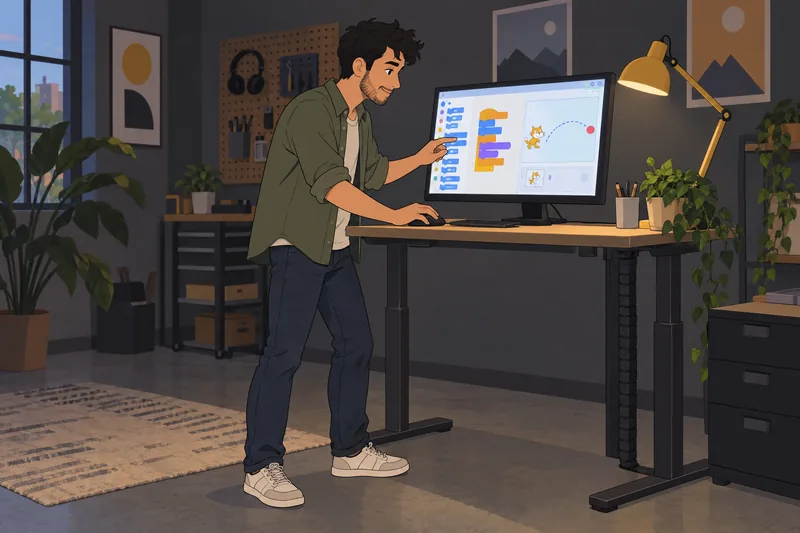 El cuestionario de Scratch muestra lógica de proyecto.