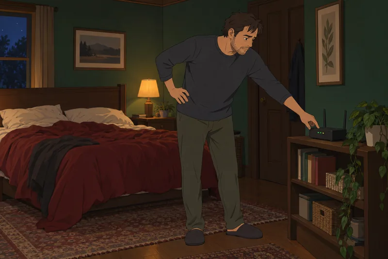 Computer Addiction Screening shows a late-night struggle.