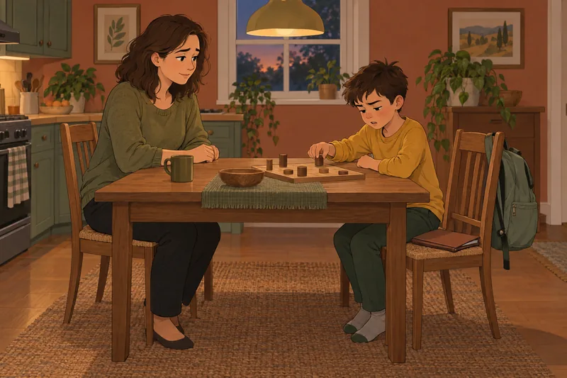 SDQ-60 Child Behavior Questionnaire: evening board game together