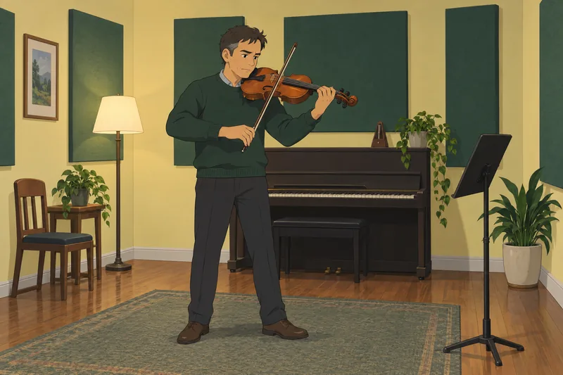 Self-Assessment of Perseverance shows repeated violin practice.