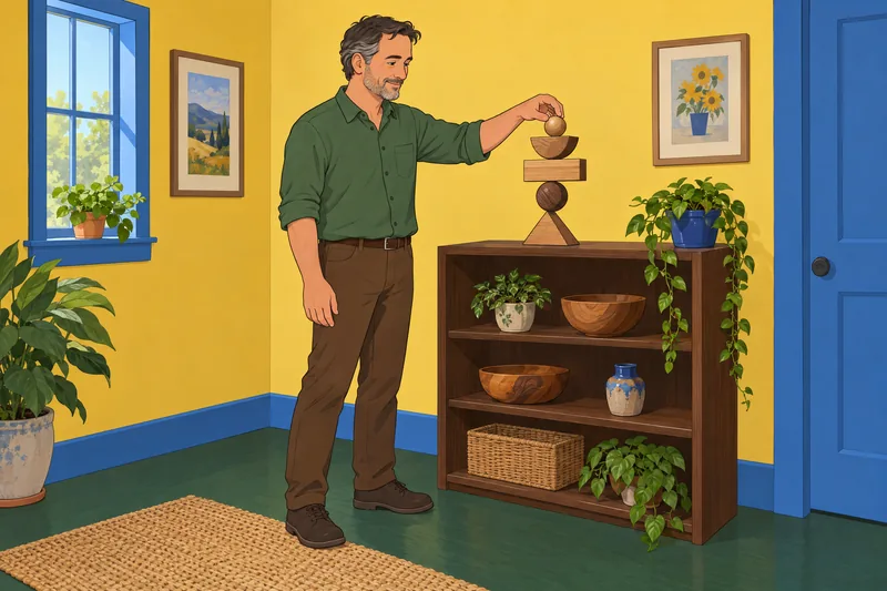 Personality Harmony Self-Assessment uses balanced wooden forms.
