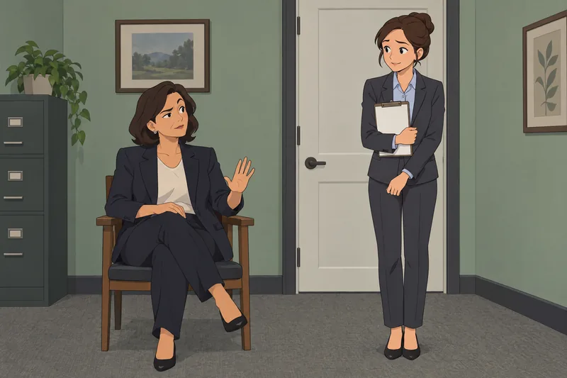 Self-Monitoring Scale Test shows a changed interview stance.