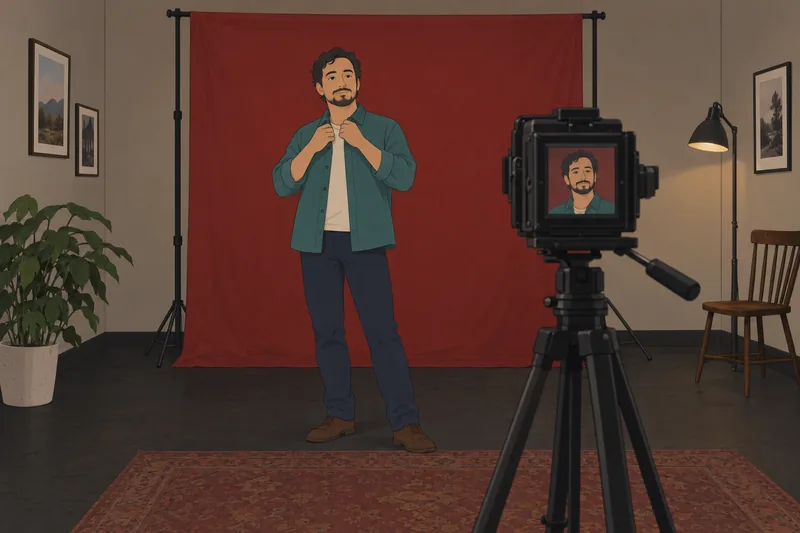 Social Media Self-Presentation appears before a camera.