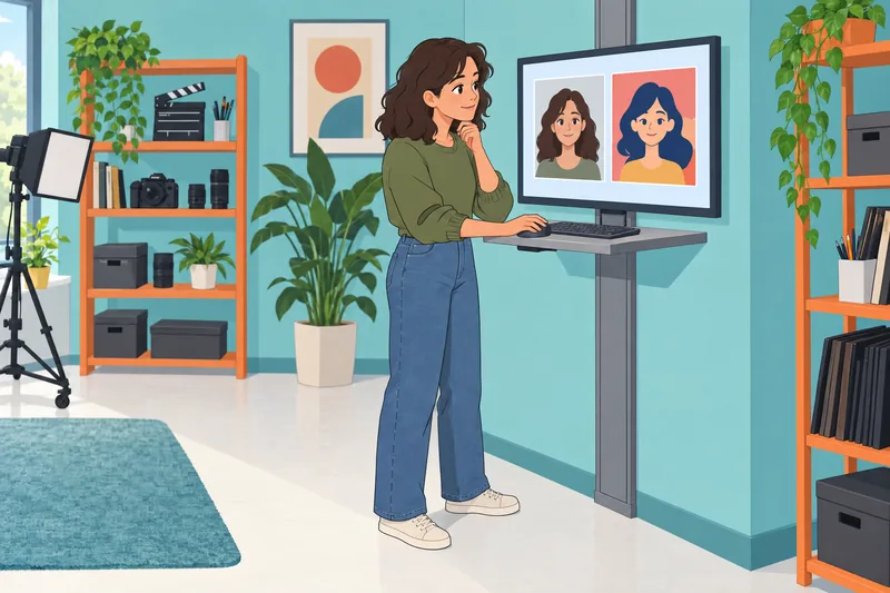 Social Media Self-Presentation appears at a media workstation.