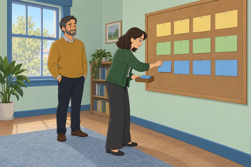 escala del sentido: un plan claro toma forma.