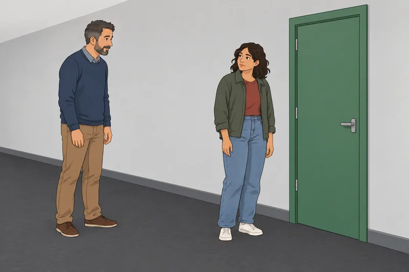 cuestionario sobre adicción retrata una puerta cerrada.