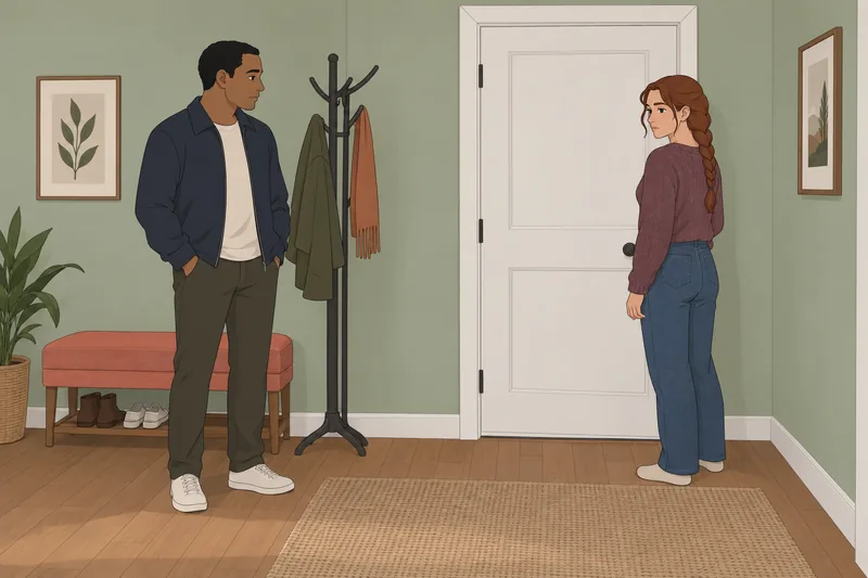 Sexual Compatibility Test: a closed door marks space.
