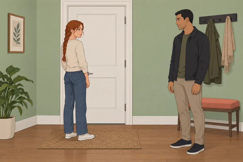 La escena de compatibilidad sexual muestra una puerta.