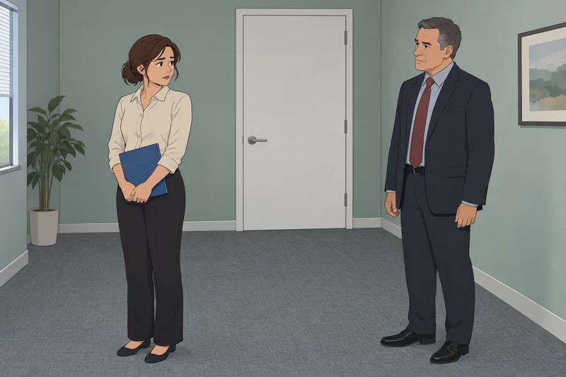 Sexual Harassment Quiz shows a quiet workplace concern.