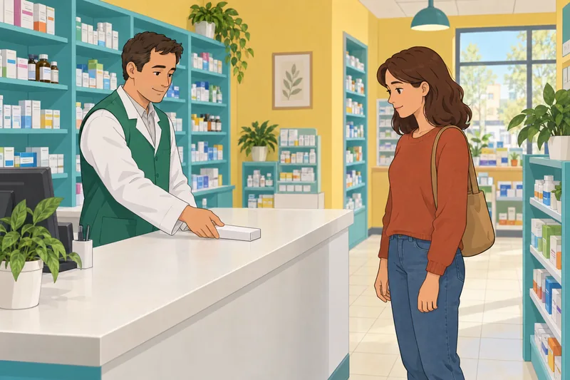 Sexual Health Quiz follows a pharmacy visit.