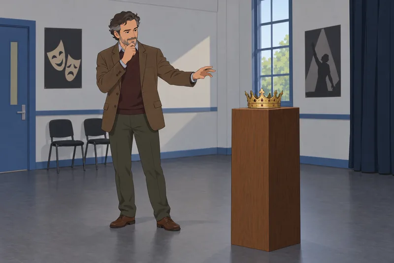 El cuestionario sobre los personajes presenta una corona.