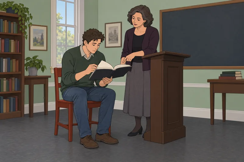 Shakespeare Quiz shows readers examining an unmarked script.