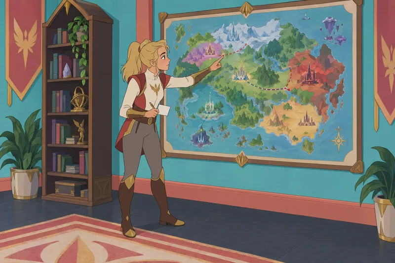 She-Ra Quiz maps Etherian kingdoms.