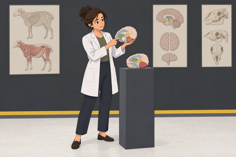 El cuestionario sobre el compara regiones del cerebro.