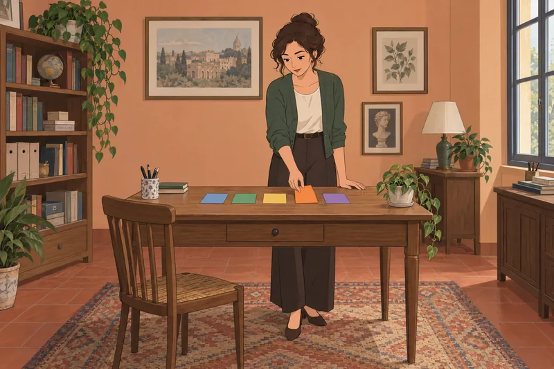 Short Big Five frames a calm card choice.