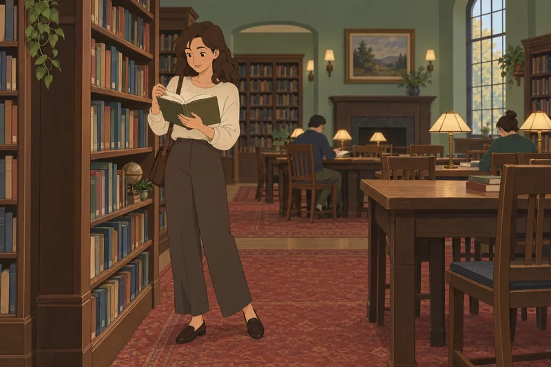 Short Stories Quiz appears in a public library.