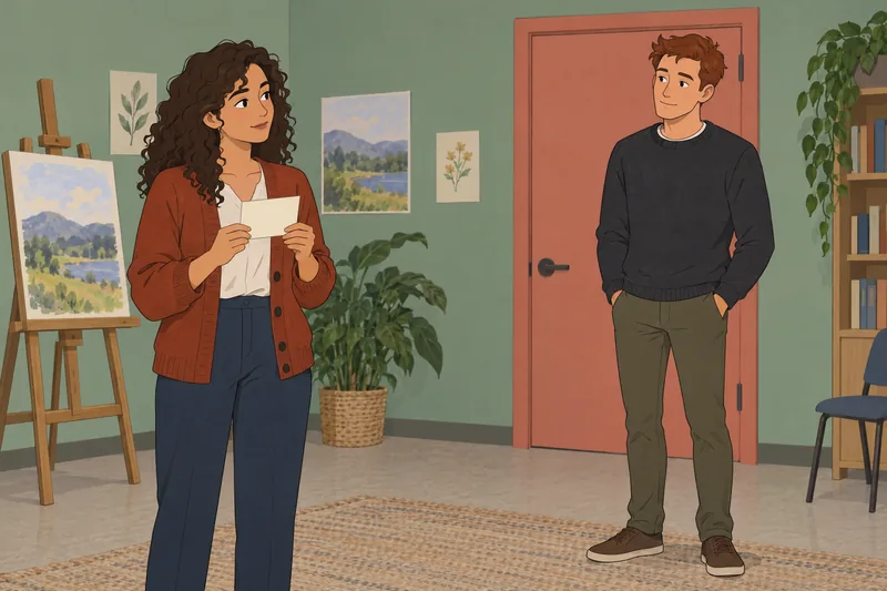 Should I Ask: a woman considers inviting him.