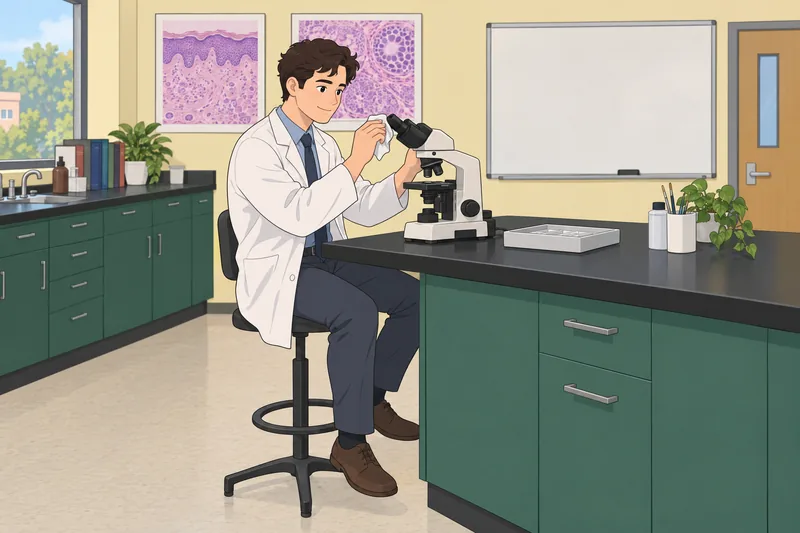 cuestionario ¿Debería ser dermatólogo? Formación microscópica.