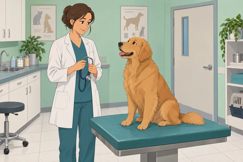 ¿Debería ser veterinario? Un perro tranquilo.