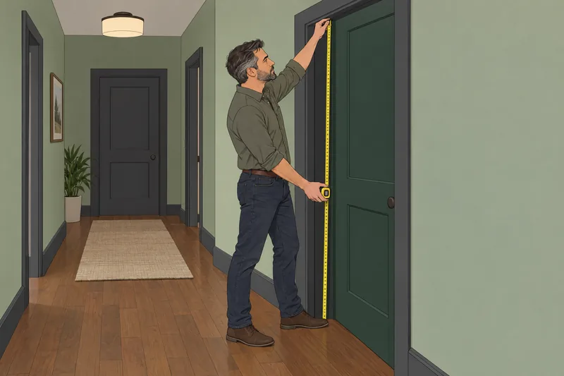 Should I Be: A designer measures a doorway.