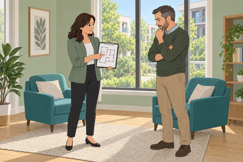 Should I Become starts with a property viewing.