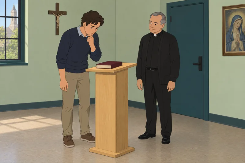 cuestionario ¿Debería convertirme muestra un catecismo.
