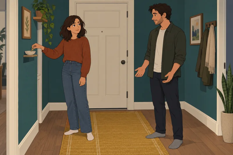 Should I Date? She holds the apartment key.