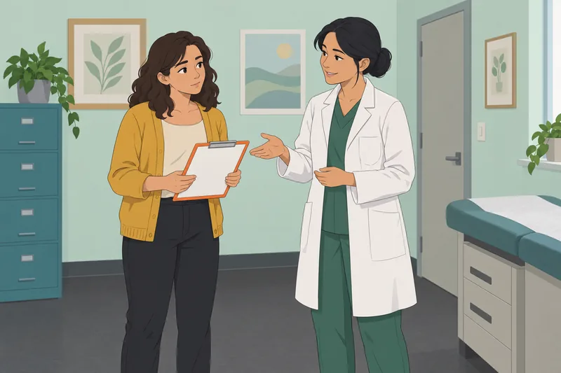 Should I Get: a quiet clinic planning scene.