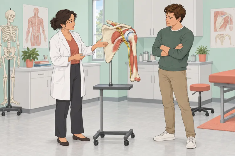 El cuestionario de anatomía muestra un modelo.
