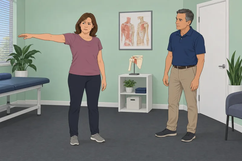 Shoulder Pain Diagnosis: a calm clinic movement check.