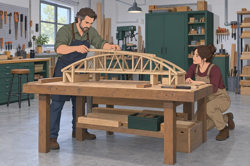 Sigma Test: a calm leader aligns a bridge.