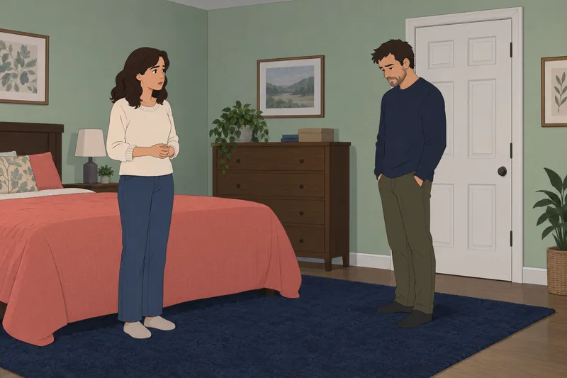 ¿Mi esposo aún percibe distancia tras la puerta?