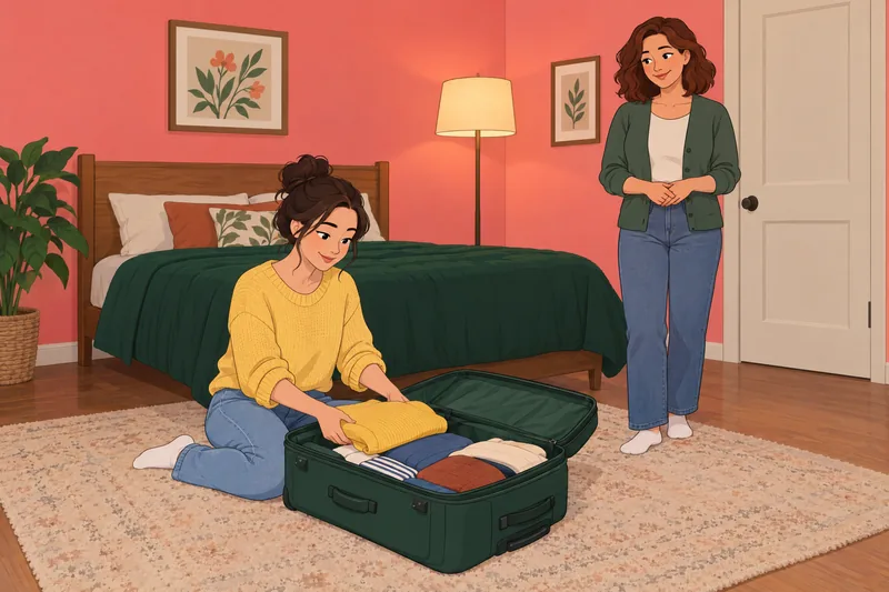 Sister Quiz shows support during a move.
