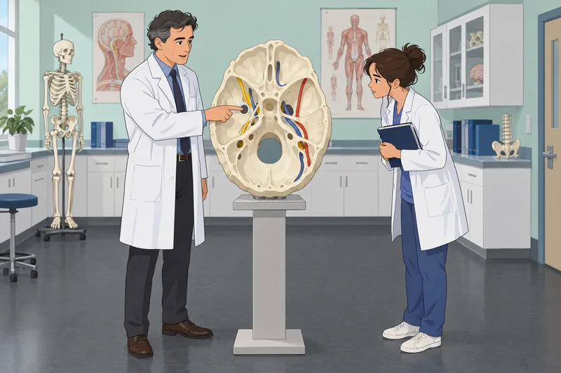 Skull Foramen Quiz checks skull-base openings.