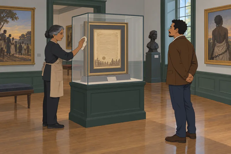 Slavery Quiz presents a museum document review.