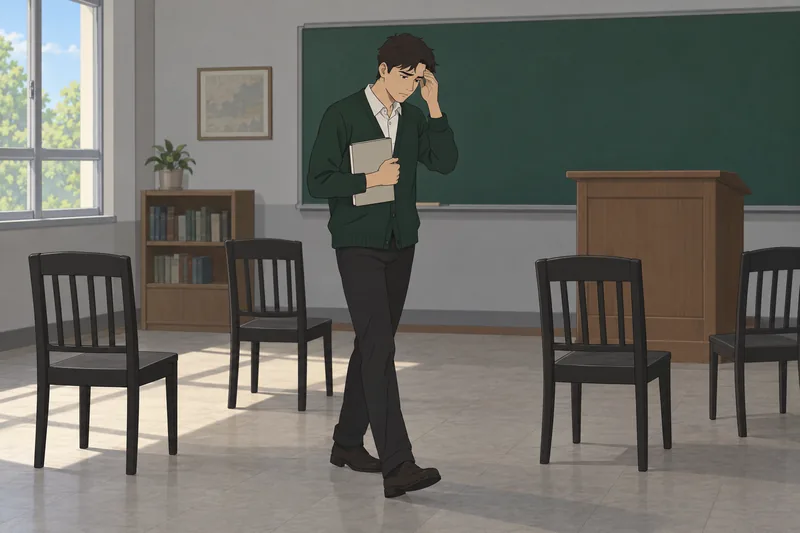 Sleep Deprivation Test follows a foggy classroom.