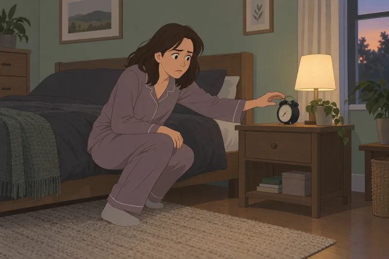 Sleep-Related Behavior Questionnaire captures clock-checking.