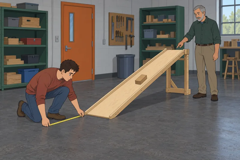 Slope Quiz follows a ramp-rate experiment.