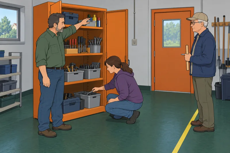Social Consciousness Scale in a repair workshop.