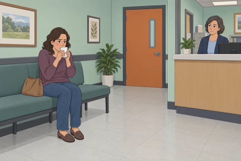 Social Phobia Scale shows a visitor drinking carefully.