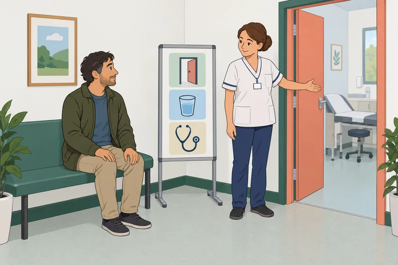 La escala de adaptación ilustra una guía clínica.