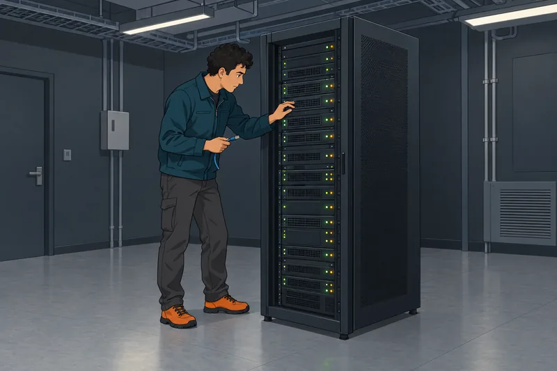 Software Engineer Quiz shows an engineer checking lights.