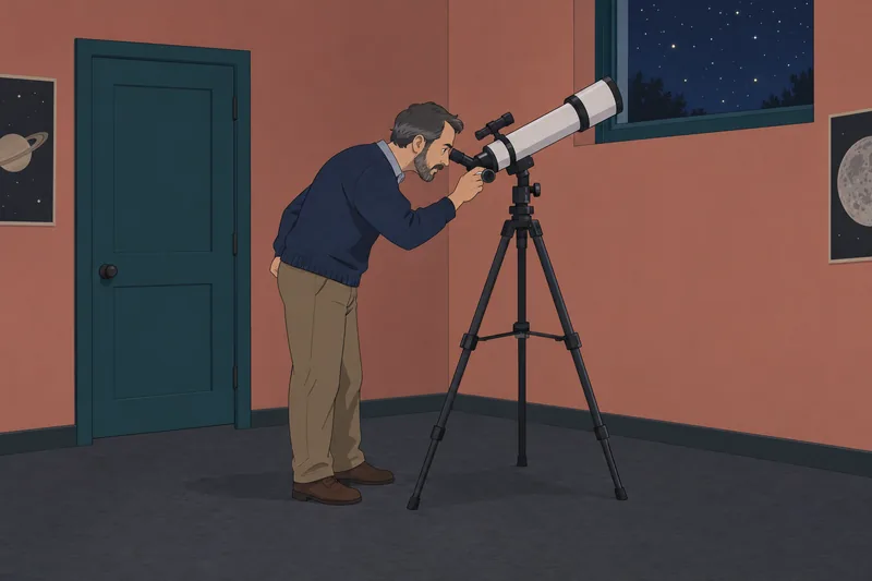 Solar System Quiz follows a telescope session.