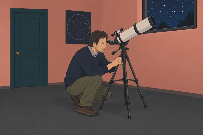 El cuestionario sobre el cielo incluye un telescopio.