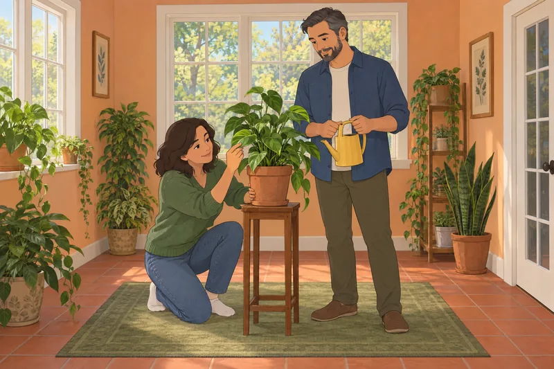Escena de compatibilidad con una planta compartida.